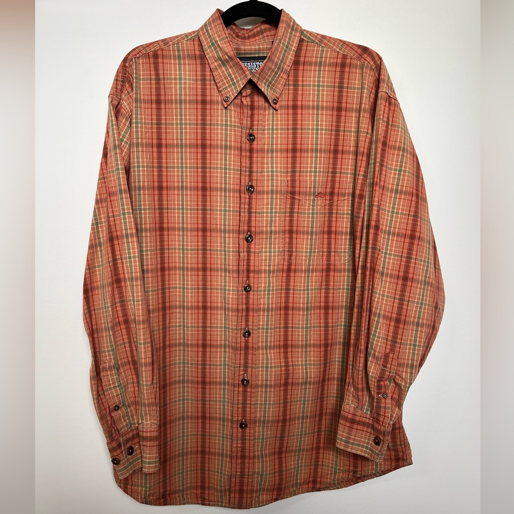Resistol Button Down Western Shirt Large